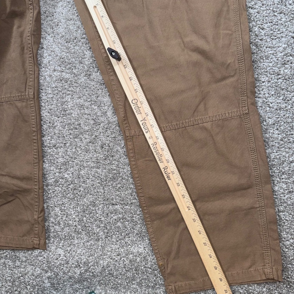 Aeropostale Carpenter Pant Mens Straight Leg Canvas Brown XL NEW - Picture 11 of 11